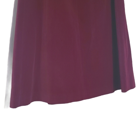 Alexander's Vintage Maroon Pleated Midi Skirt (Size 12) - Picture 8 of 11